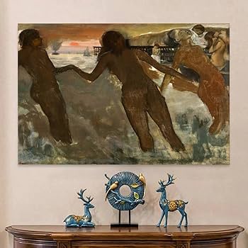 Amazon.co.jp: エドガー・ドガ(Edgar Degas) 名作 夕暮れの海で